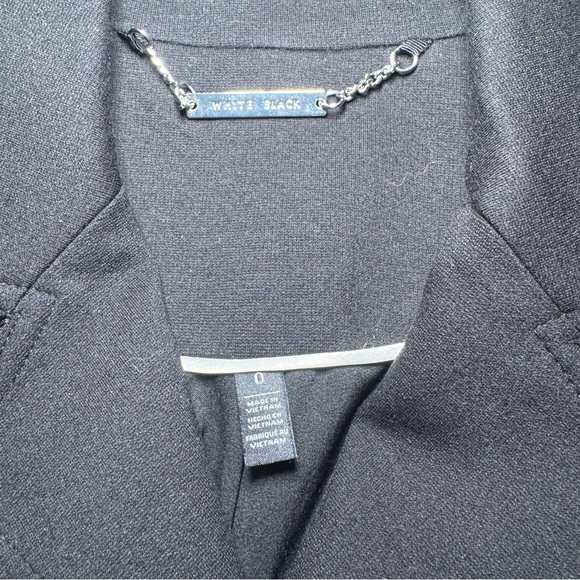 White House Black Market Military Style Jacket Blazer – Black, Button Front - Picture 7 of 12
